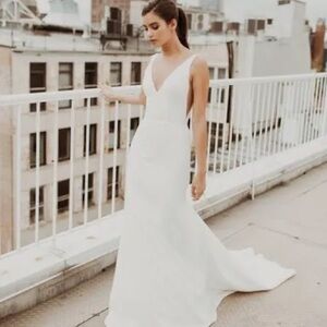 Sarah Seven Belmont Weeding Dress Size 10